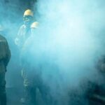 गैस रिसाव! जेसीबी से गैस पाइपलाइन फटी, मच गया हड़कंप