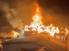 भीषण आग: नीती घाटी के मेहरगांव में 5 घर जलकर हुए राख