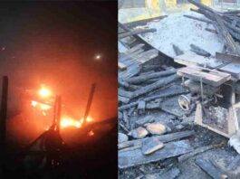 उत्तराखंड में भीषण आग का कहर, चार परिवारों की संपत्ति जलकर राख