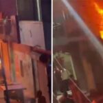 सिलेंडर फटने से दुकान में लगी आग, मचा हड़कंप