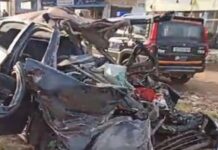 नींद की झपकी बनी काल! मुरादाबाद में कार-ट्रॉली भिड़ंत, उत्तराखंड के 4 युवकों की मौत