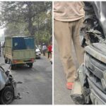 हल्द्वानी-रामनगर मार्ग पर भीषण टक्कर! आमने-सामने भिड़ीं कारें