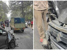 हल्द्वानी-रामनगर मार्ग पर भीषण टक्कर! आमने-सामने भिड़ीं कारें