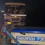 तेज रफ्तार का कहर: रोडवेज बस ने ट्रैक्टर-ट्रॉली को मारी टक्कर, हड़कंप