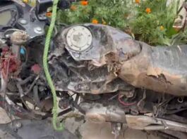 बेकाबू ट्रक का कहर, पुलिस को चकमा देकर भागे ट्रक ने रौंदी बाइक, युवक की मौत