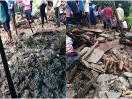 बारिश का खौफनाक मंजर! आंखों के सामने ढह गया मकान, मलबे में दबे 2 साल के मासूम समेत 3 लोग