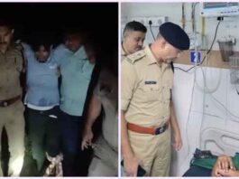 पुलिस की बड़ी कार्रवाई, मुठभेड़ के बाद चेन स्नेचर गिरफ्तार; तमंचा-कारतूस बरामद
